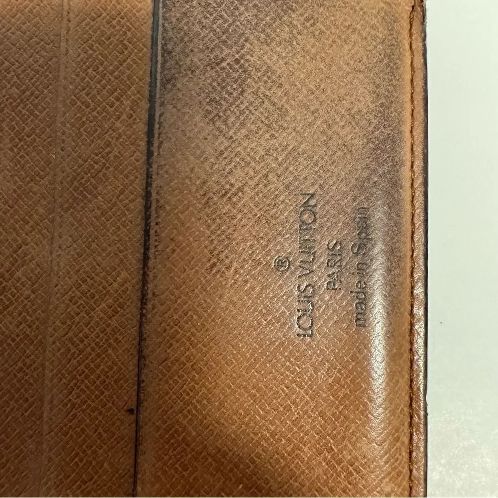 LV Louis Vuitton Monogram Bi-Fold Portefeuille Marco Men’s Wallet CA1903